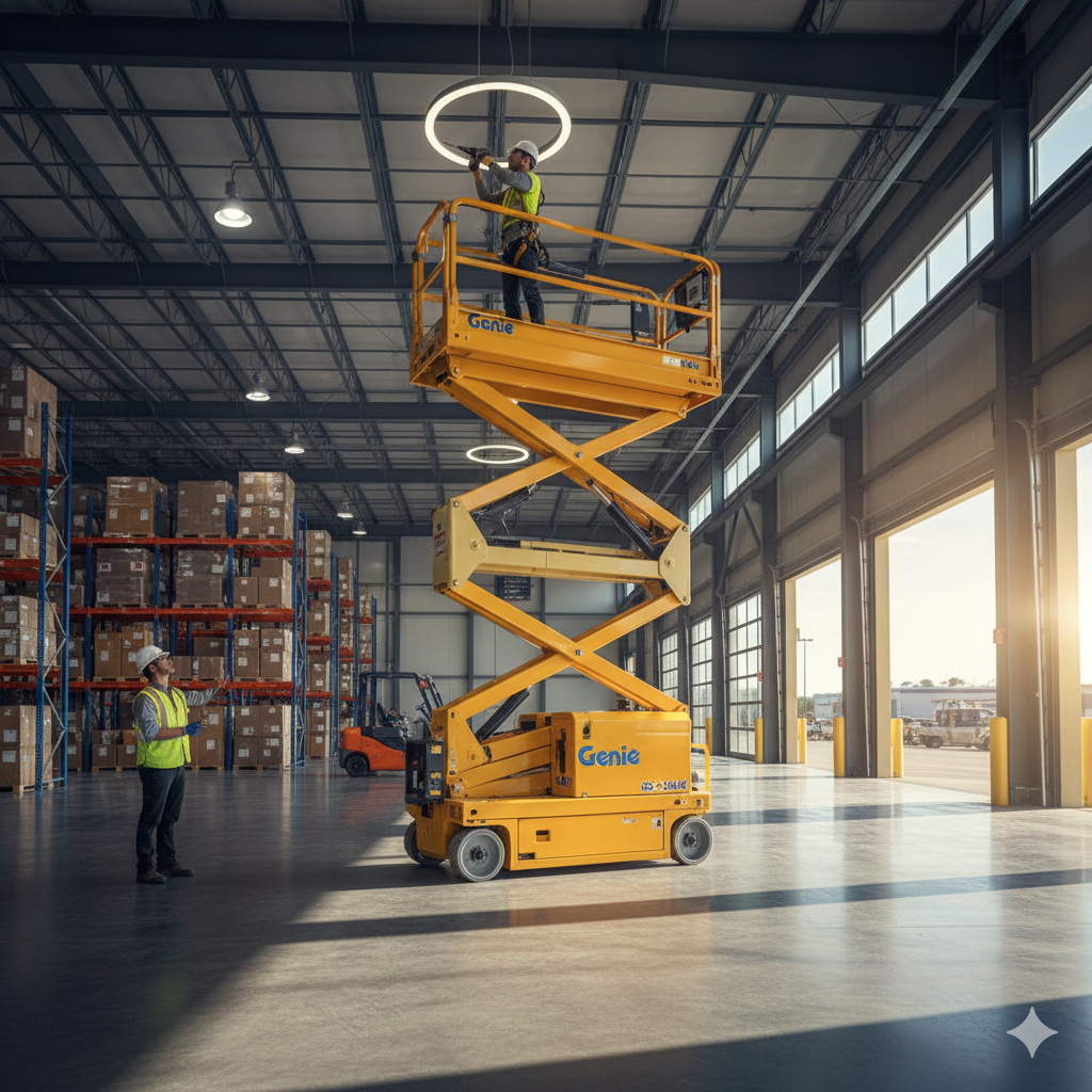 Scissor Lift 26' Electric WIDE 46"