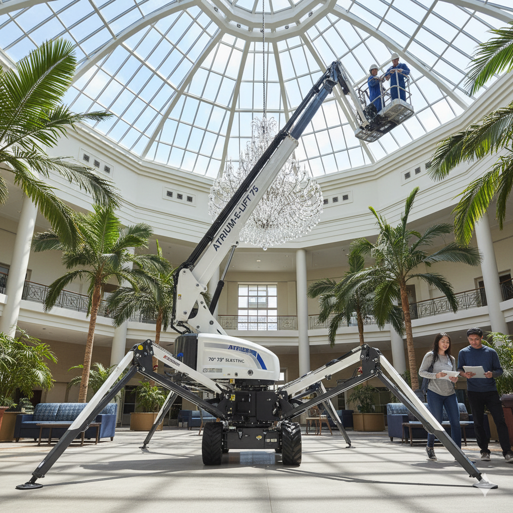 Atrium Boom Lift 70'-75' Electric