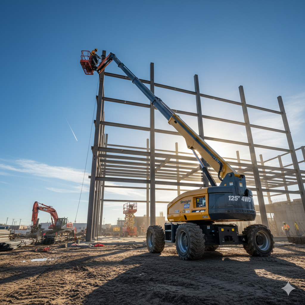 Straight Boom Lift 135' 4WD