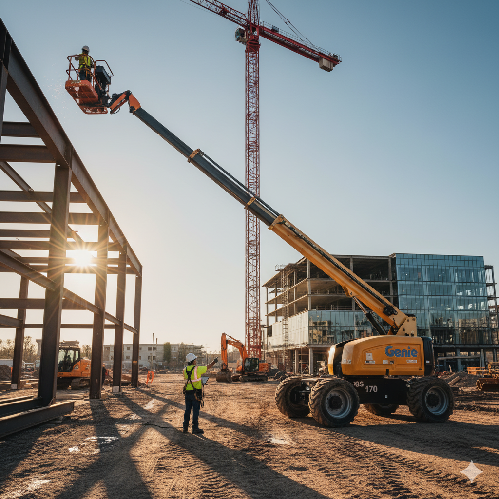 Straight Boom Lift 150' 4WD