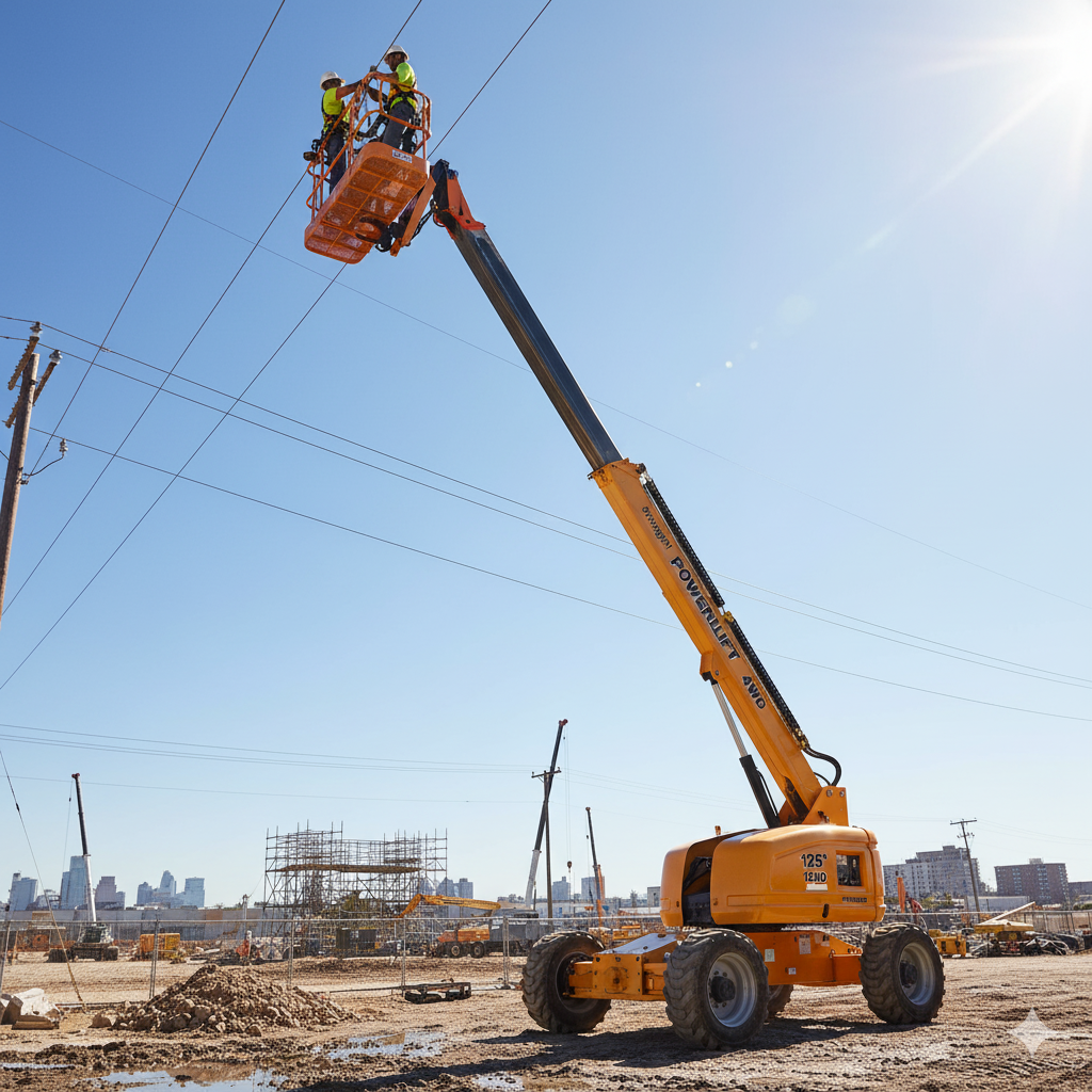 Straight Boom Lift 185' 4WD