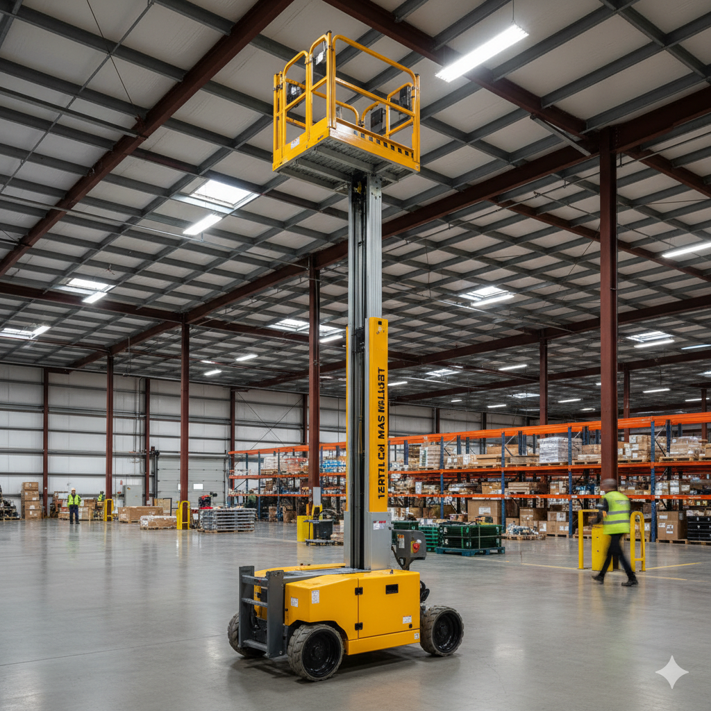 Vertical Mast 30' Push Around