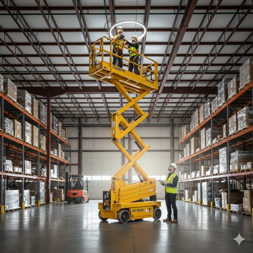 [2032W] Scissor Lift 32' Electric Wide 46"