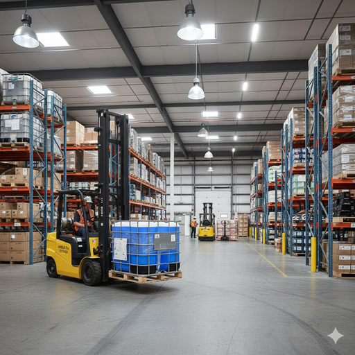 [8060] Forklift Warehouse 6000LB, 3 Stage, Propane